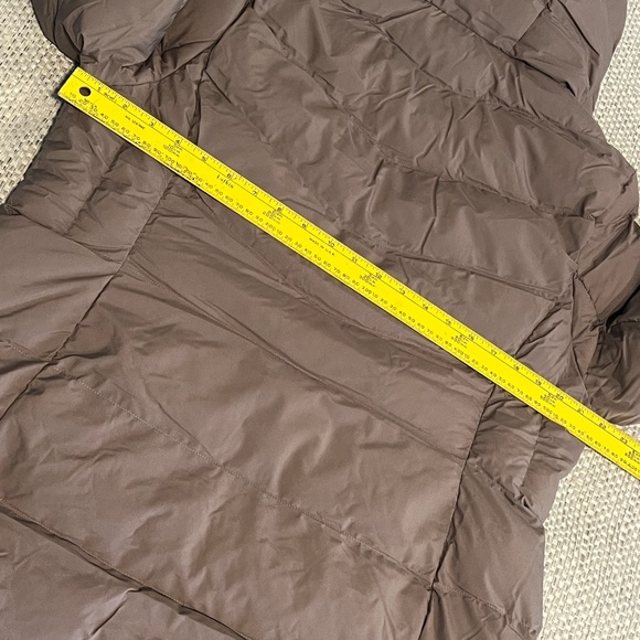 KENNETH COLE BROWN WOMENS HOODED QUILTED LINED  PUFFER JACKET SIZE LARGE *NWT* - Picture 13 of 14